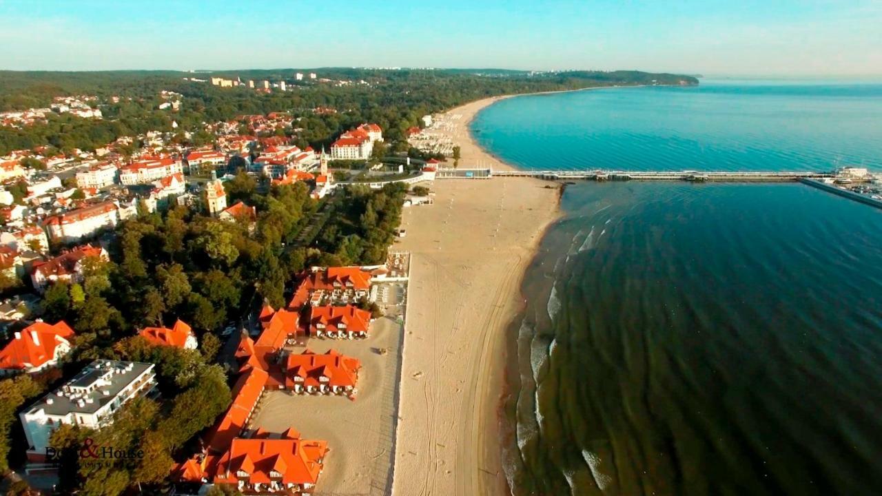 Dom & House - Apartments Okrzei Prime Sopot Eksteriør bilde